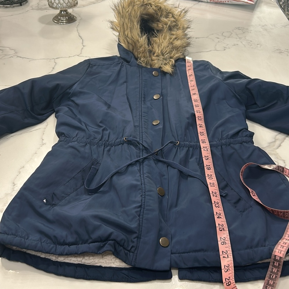Copper Key Blue Hooded Jacket. Size M - Picture 14 of 17